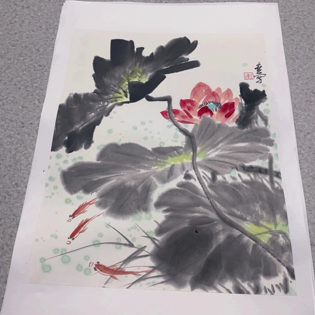 国画1.4平尺纯手绘国画作品