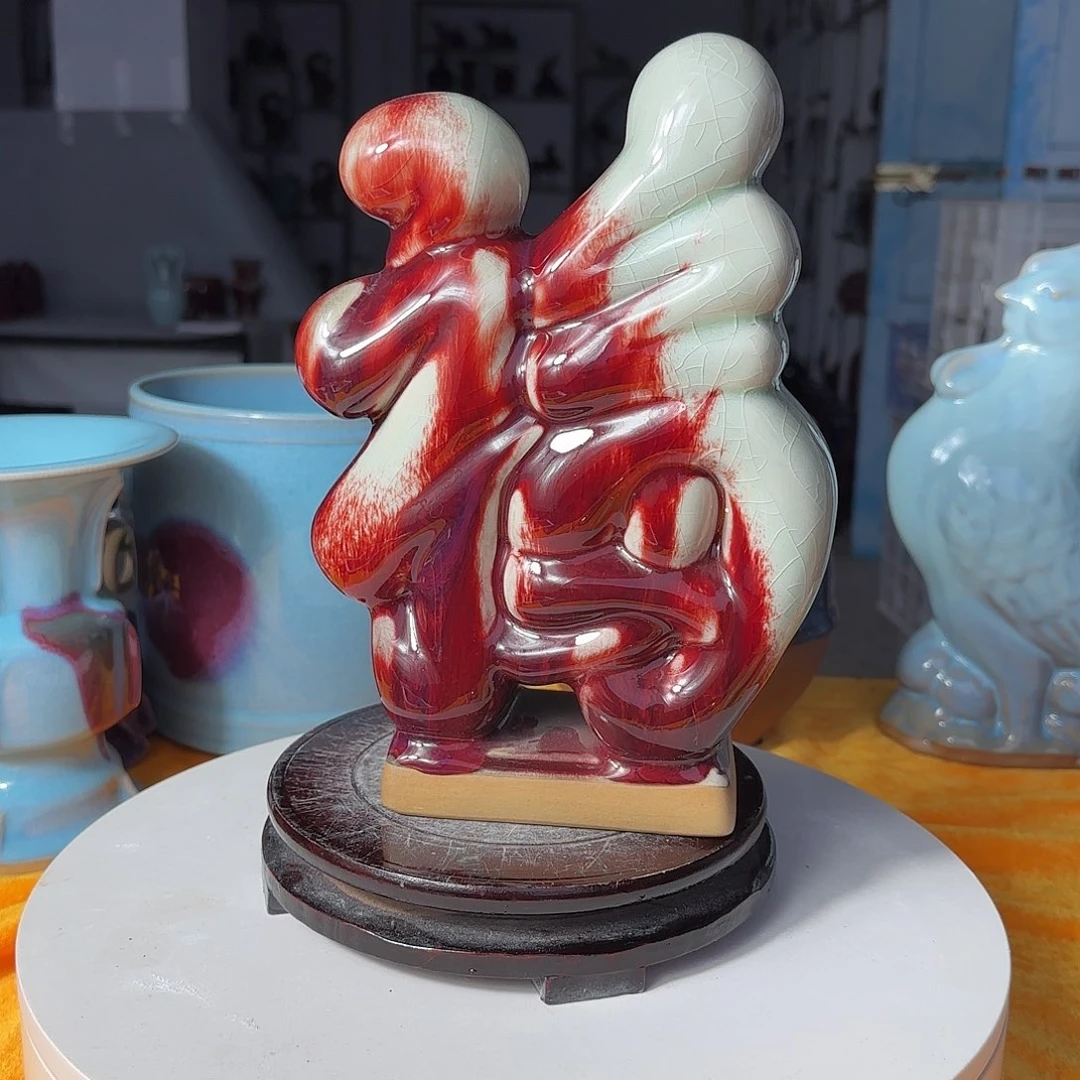 陶摆件郑家钧瓷摆件