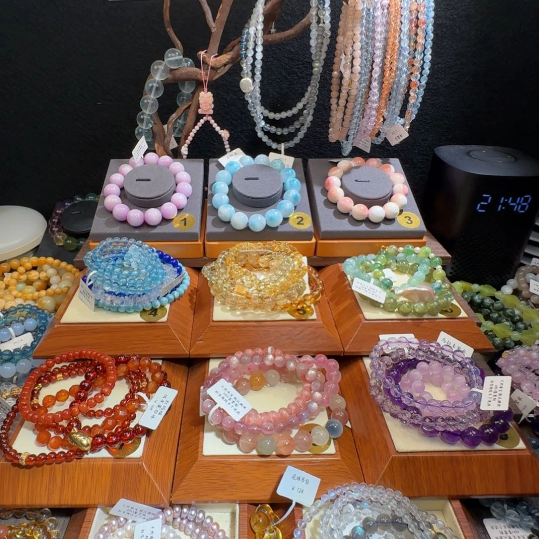 一****水晶银S925镶嵌手链存