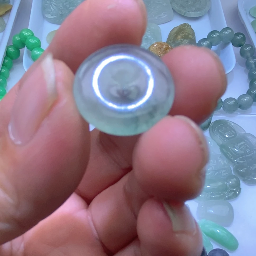 定制翡翠未镶嵌平安扣