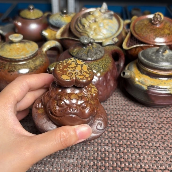 茶杯紫砂如意盖只