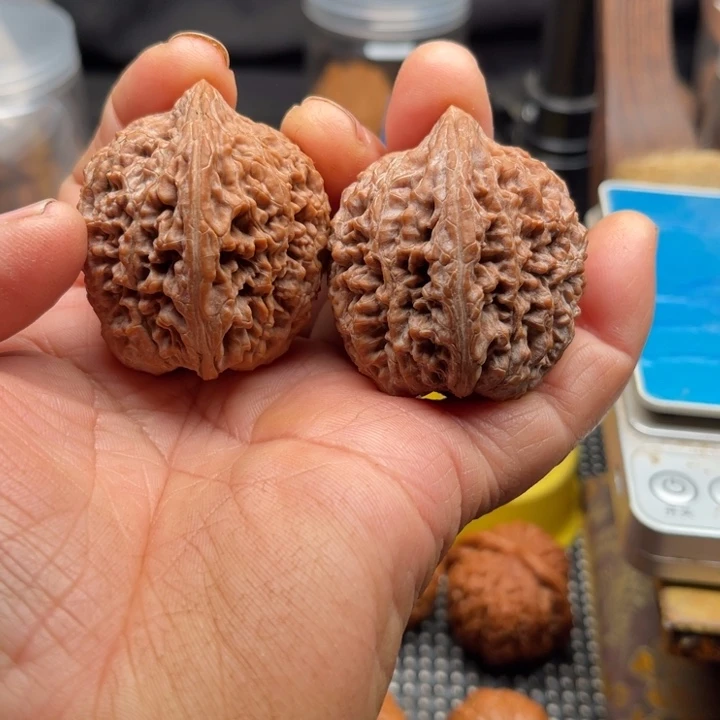 桃核把件全品大蒜头边36肚39