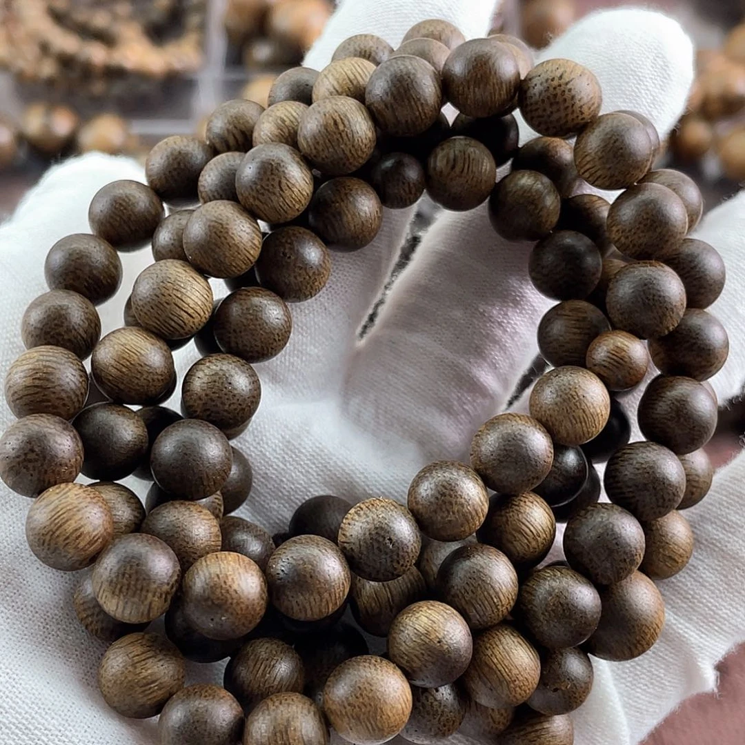 沉香手串越**哥越南芽庄紫棋