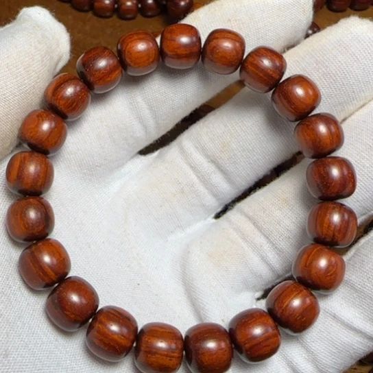 檀香紫檀（小叶紫檀）全陈化老料把件串