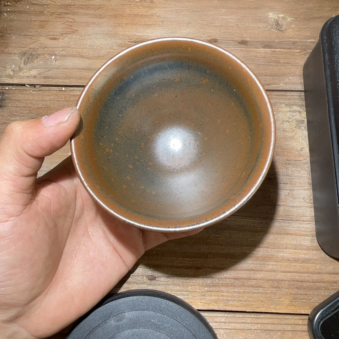 茶盏建窑建盏柴烧401