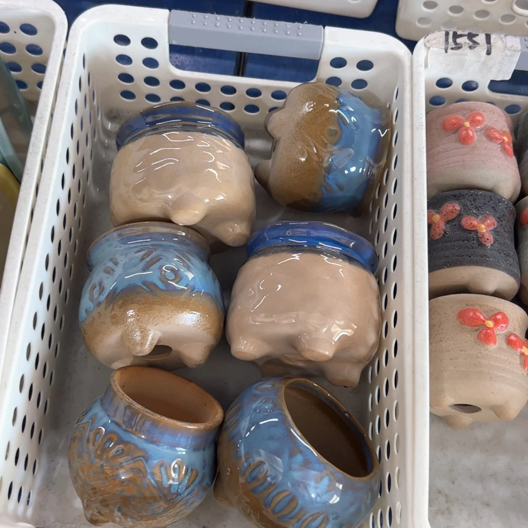 陶瓷多肉小花盆@@2075