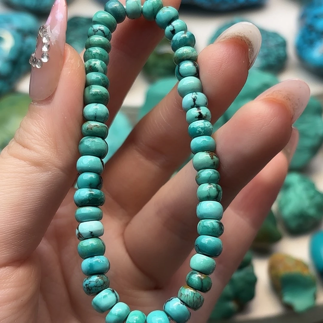绿松石未镶嵌手串