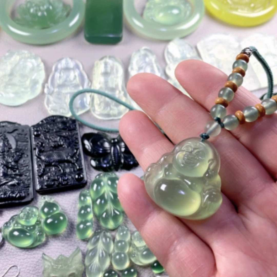 【闪购商品】蛇纹石玉岫玉未镶嵌