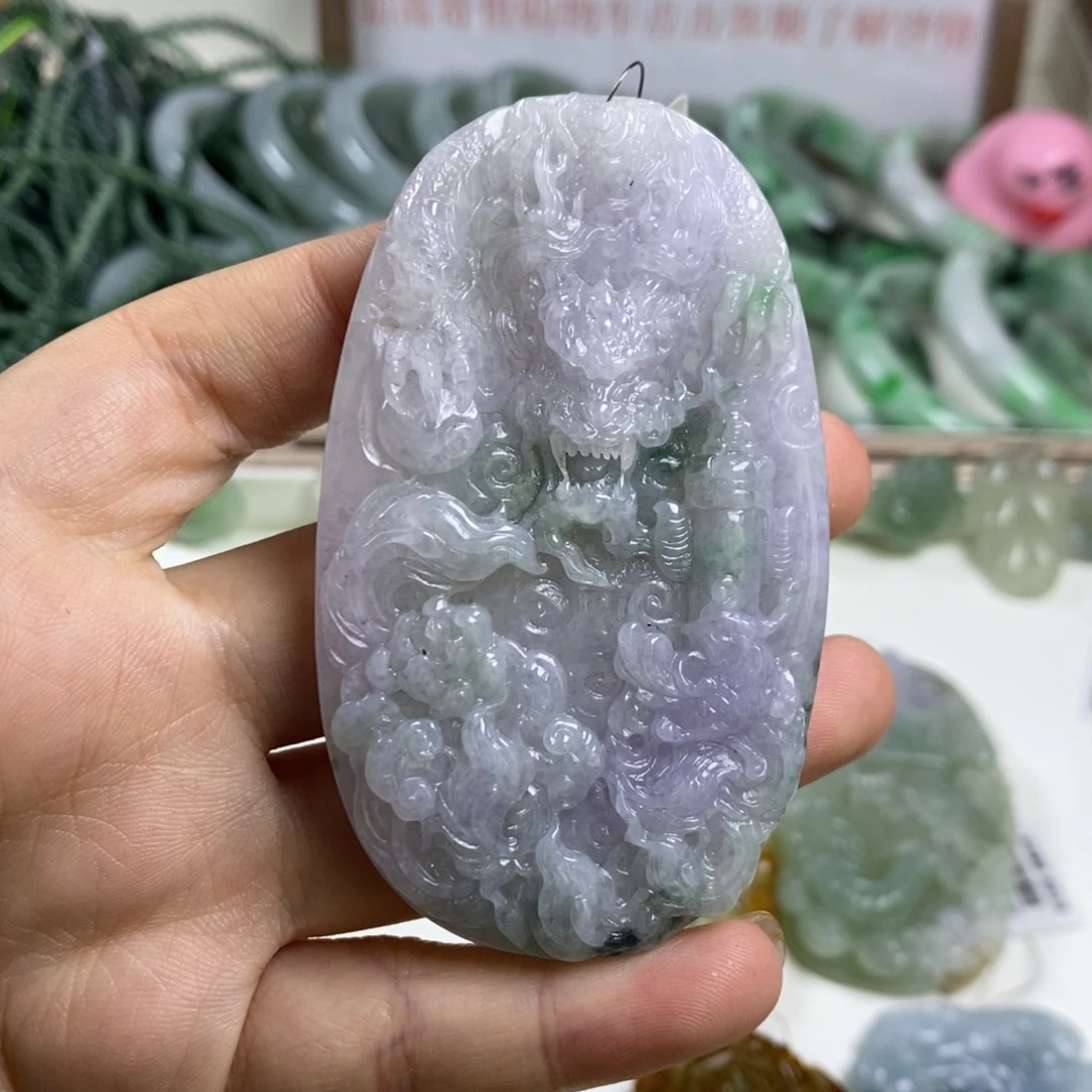 翡翠未镶嵌颈饰1-2翡翠A货挂件