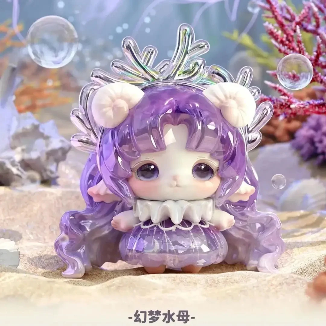 【拆盒】mimia水晶殿盲盒潮玩手办