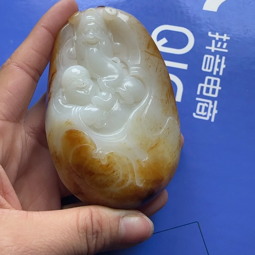 和田玉把件未镶嵌好*音