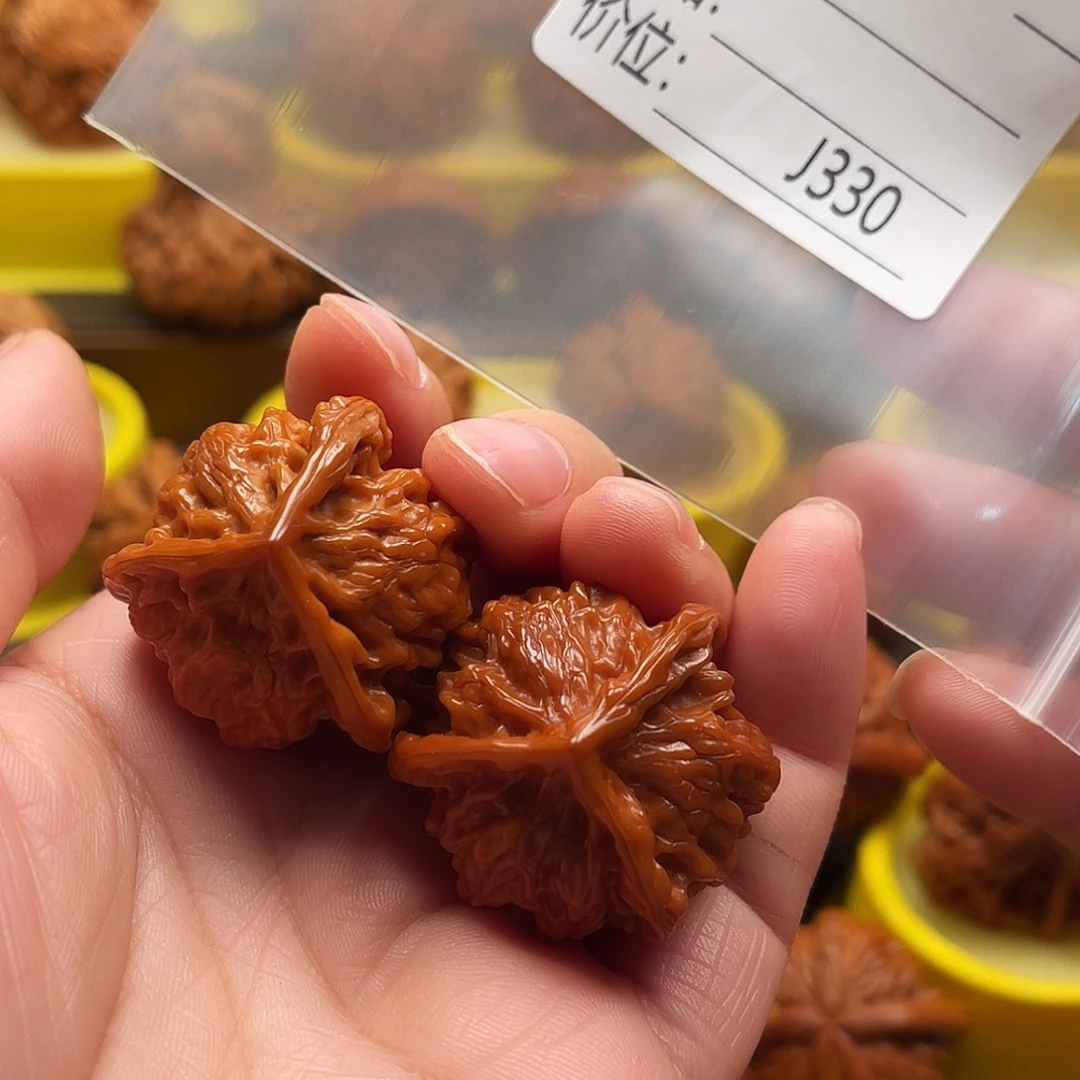 茶***欢文玩核桃吊坠三棱34