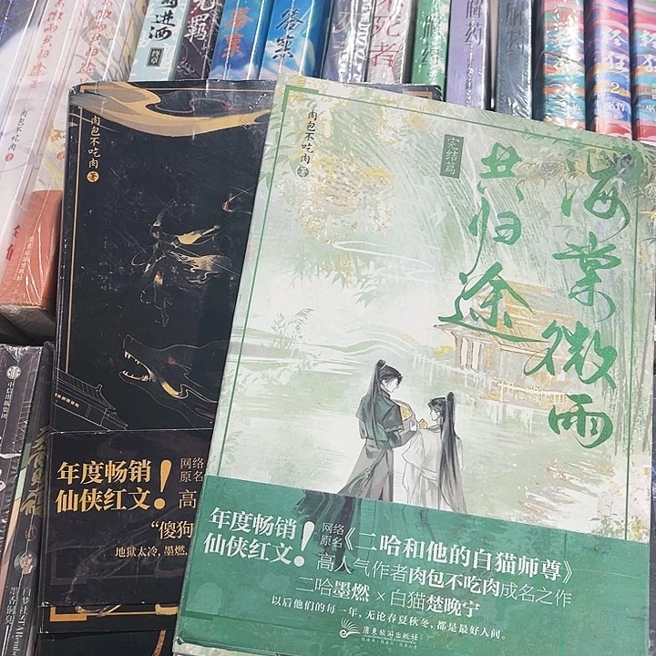 二哈和他的白猫师尊全新全套六本带周边