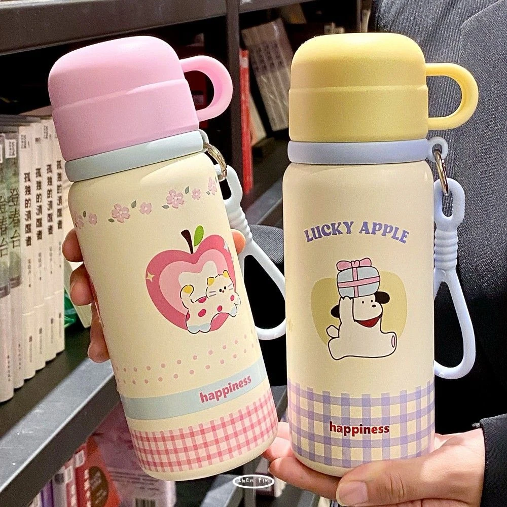 三饮保温杯女便携可爱新款高颜值儿童水杯学生2025大容量杯子xv