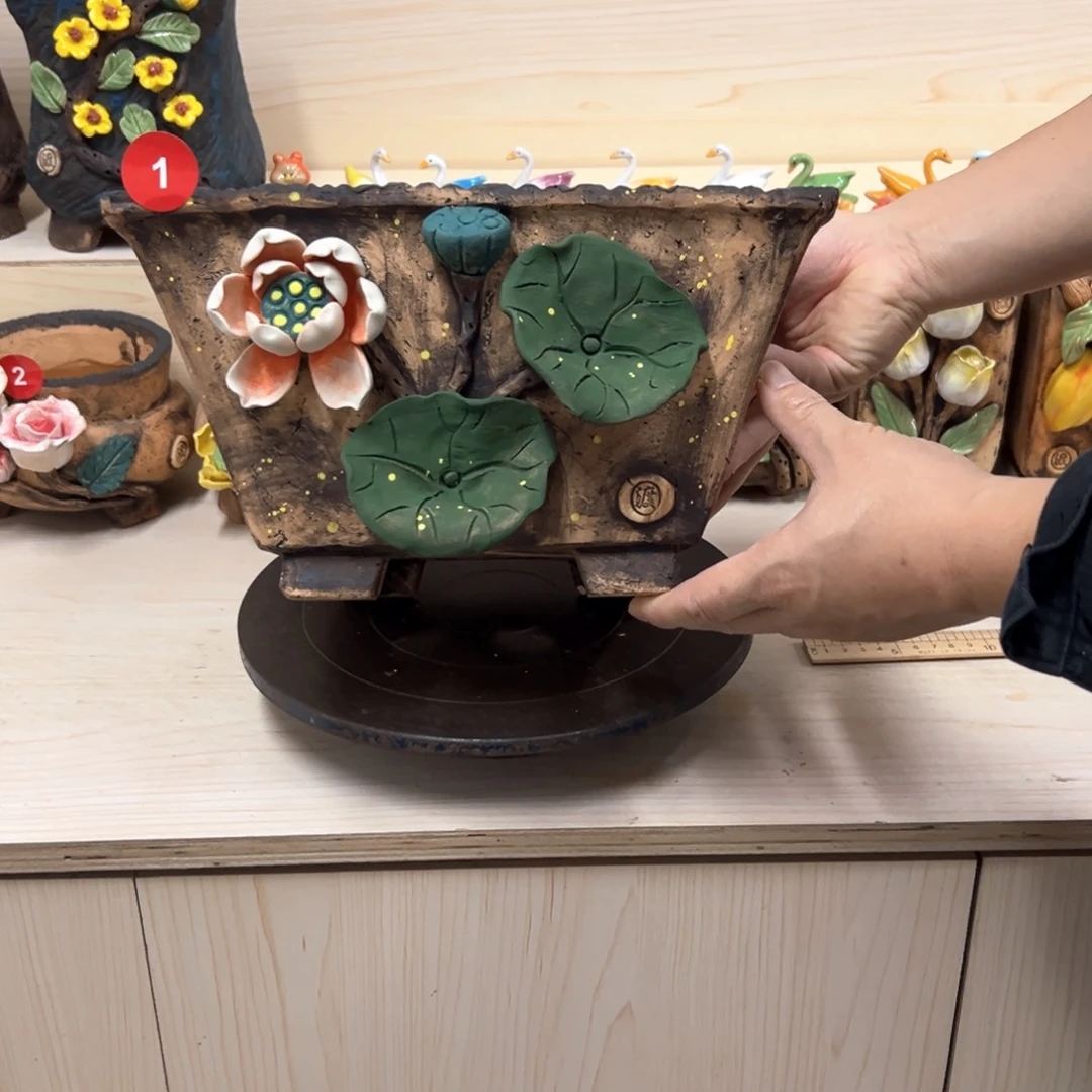 花盆紫砂1号内口径25高15