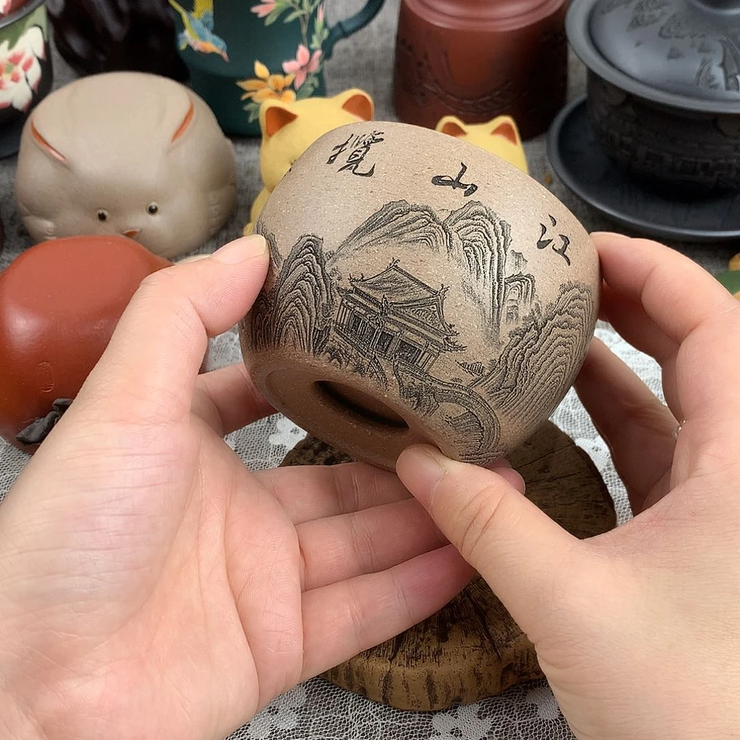 茶杯紫砂高端主人杯