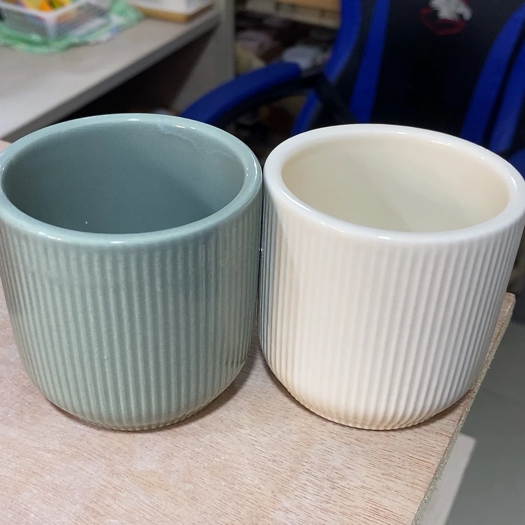 摆件陶盆有孔 瑕疵介意勿拍