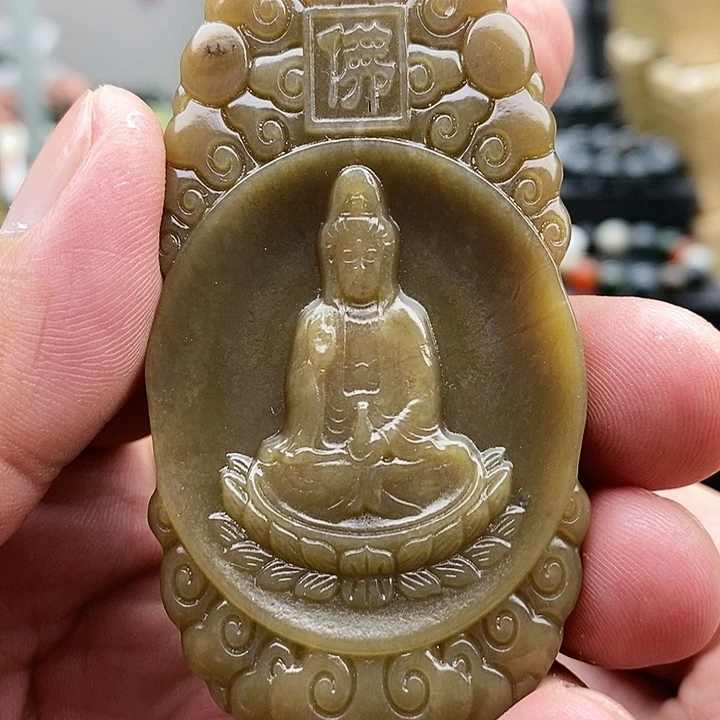 【闪购商品】未镶嵌手链和田玉观音