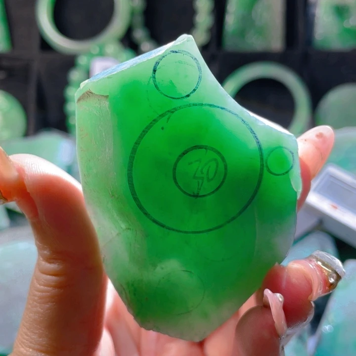 石英质玉未镶嵌珠宝半成品