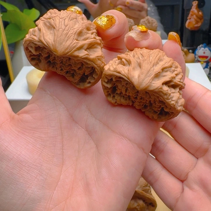 把件核桃官帽聚宝盆蛇头