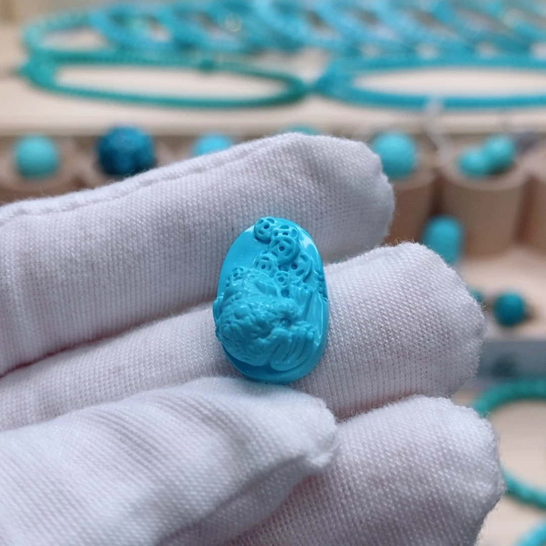 绿松石珠宝奇石未镶嵌