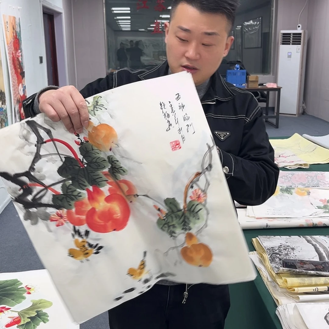 国画宣纸国画作品纯手绘