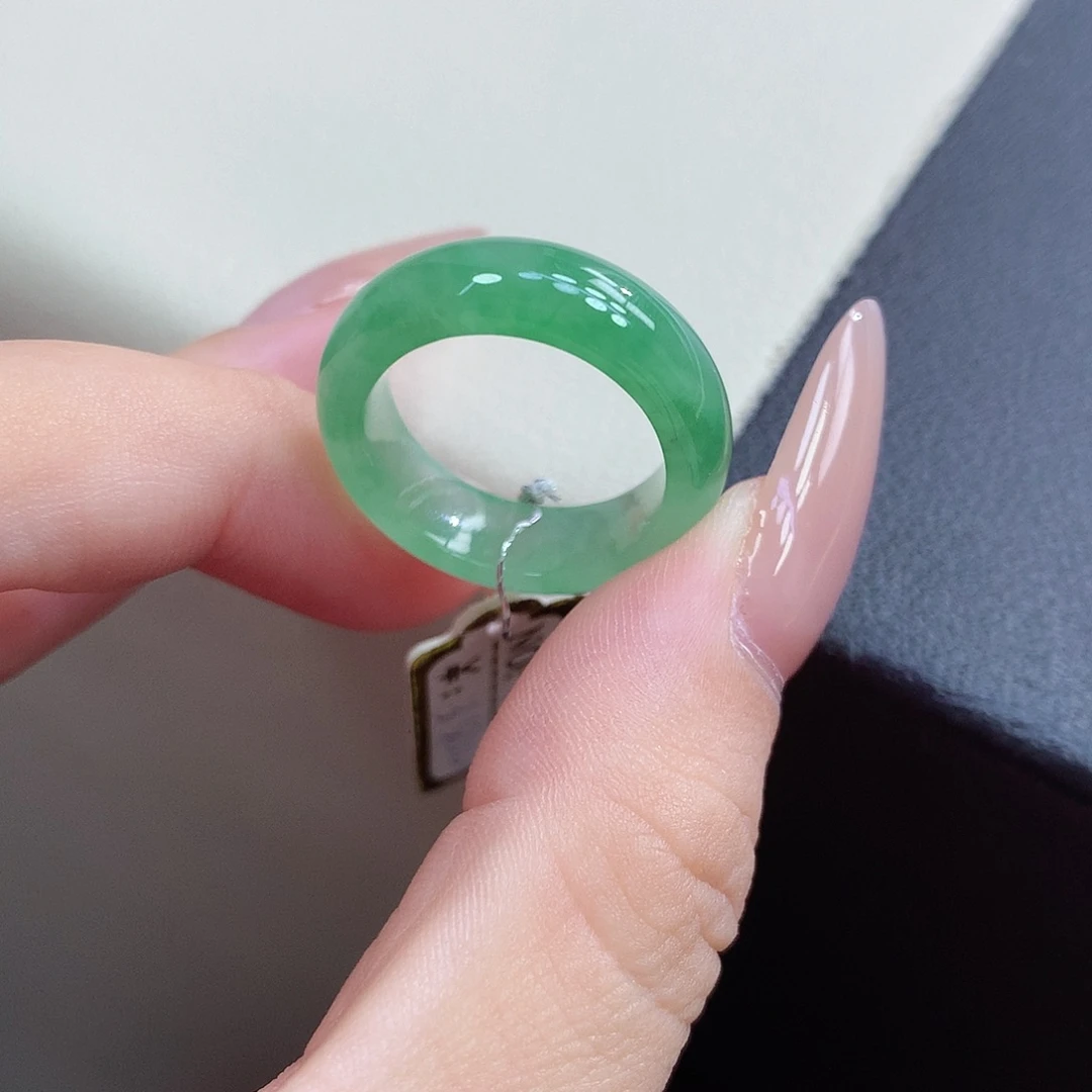 翡翠未镶嵌戒指14号