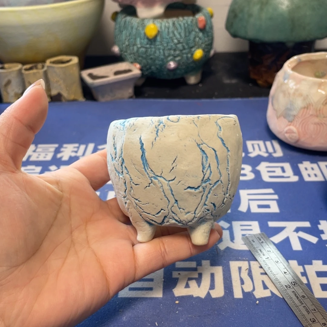 微瑕陶艺多肉花盆73