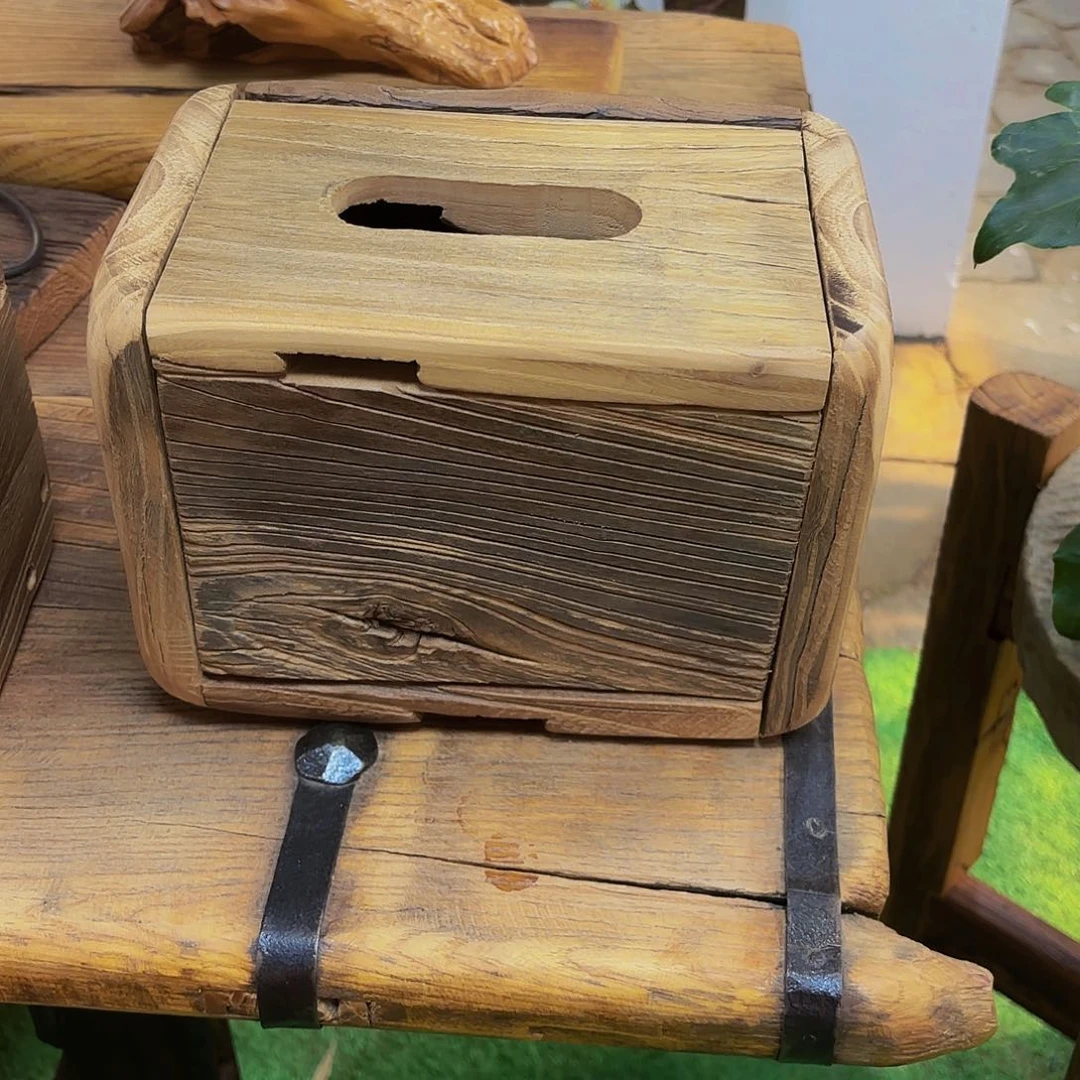 老***人侘寂风风化老榆木干泡台