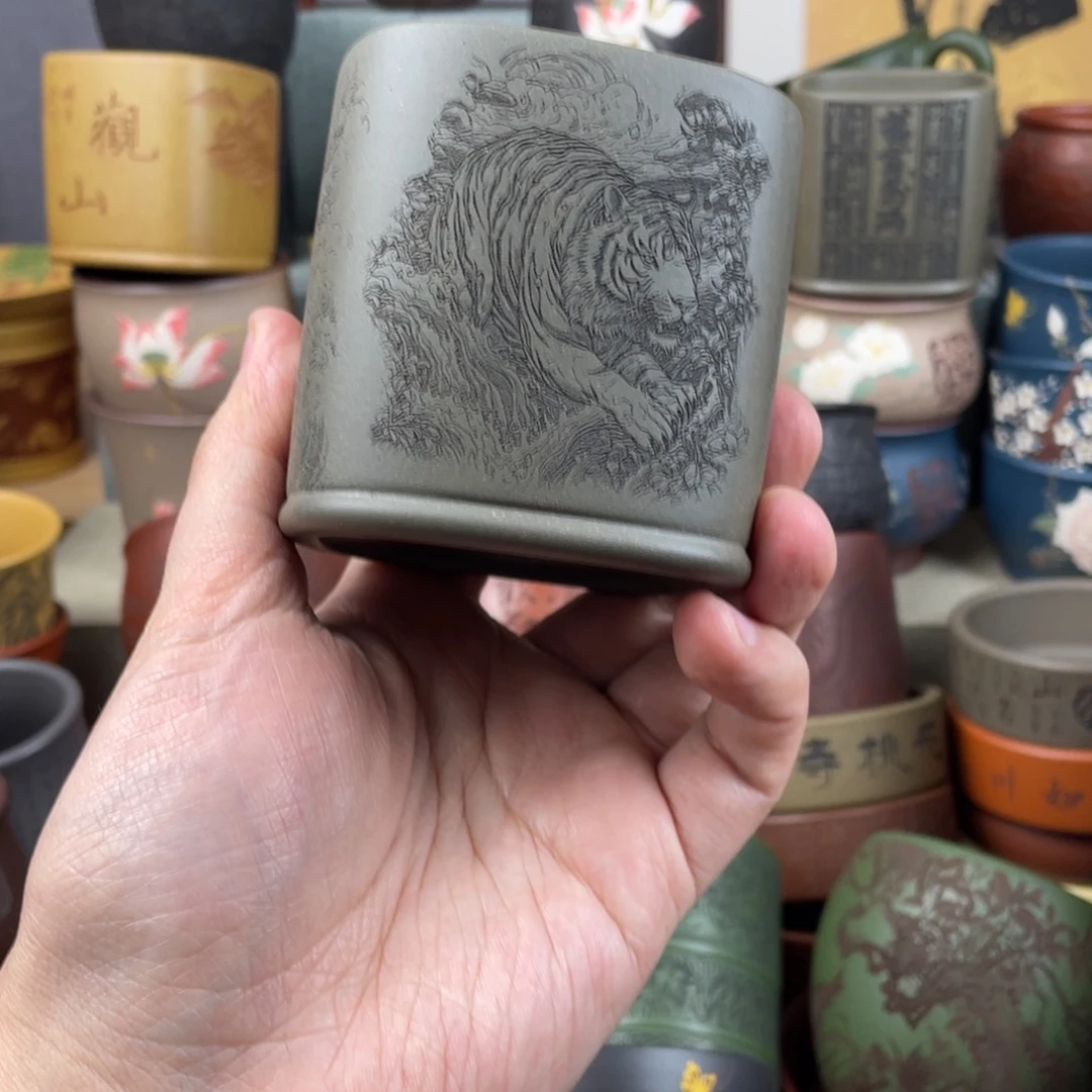 紫砂茶杯紫砂茶杯