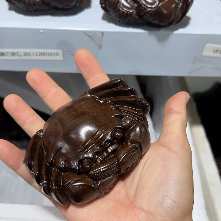 木黑檀木10螃蟹一只