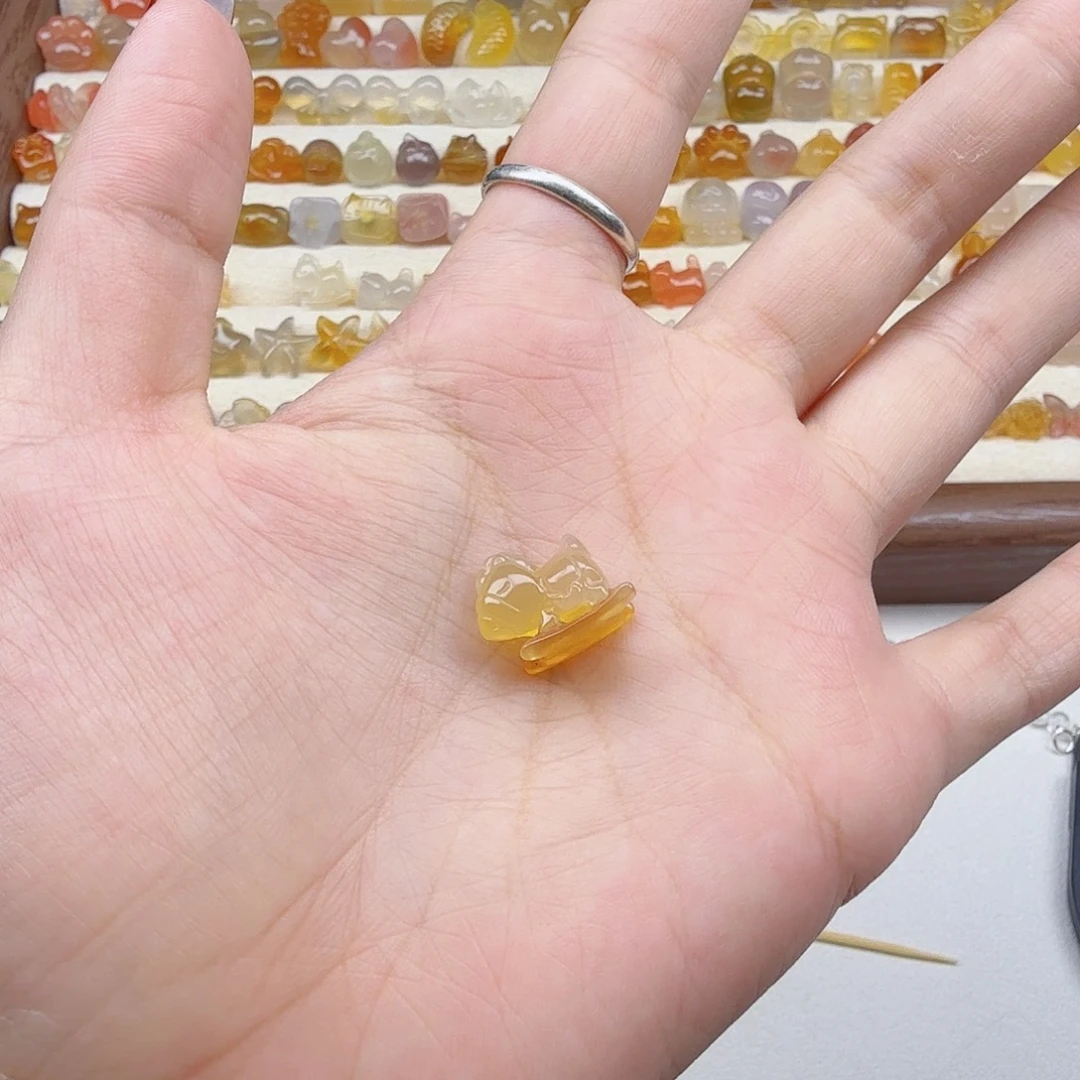 玛瑙/玉髓合金颈饰