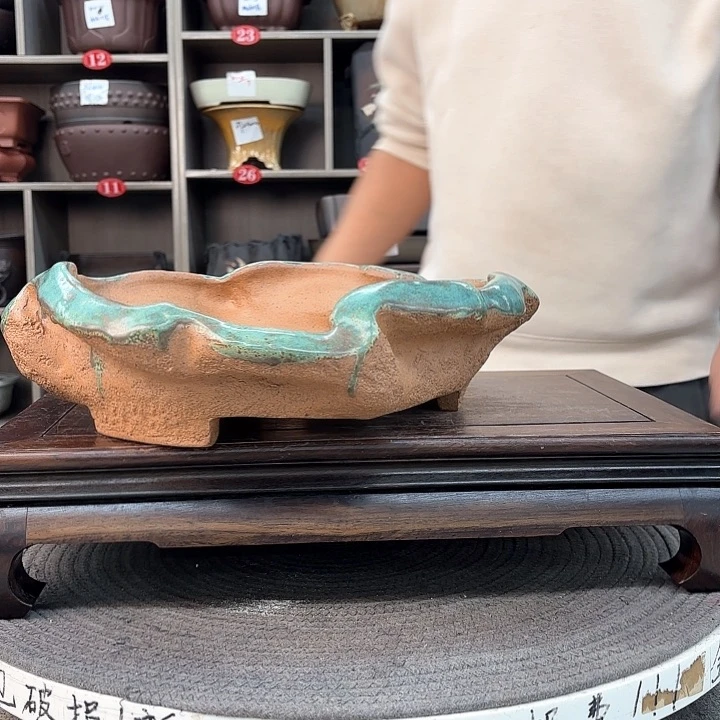 紫砂花盆?****?紫砂的花也太