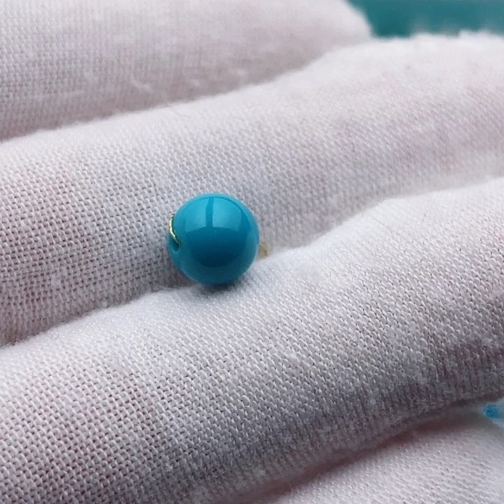 未镶嵌绿松石配饰7.5mm