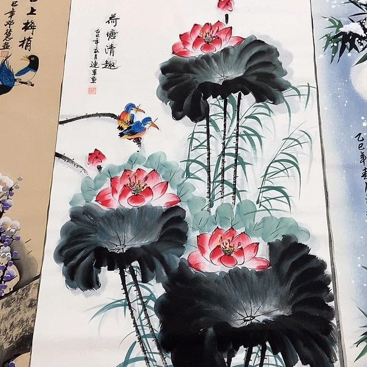 小周画廊的直播间