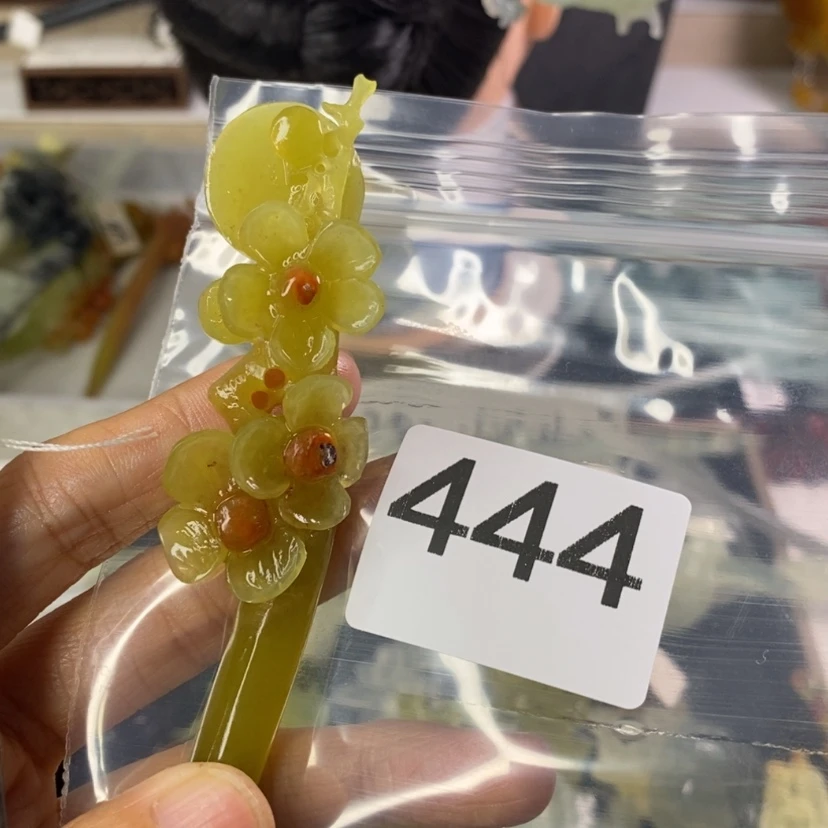 【闪购商品】岫玉颈饰未镶嵌t****g发簪