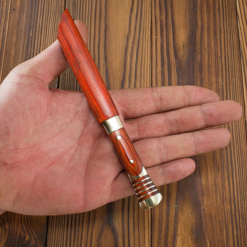 4MM加厚水果刀烧烤小刀烤肉刀牛排小刀纯手工锻打加厚吃肉民族风