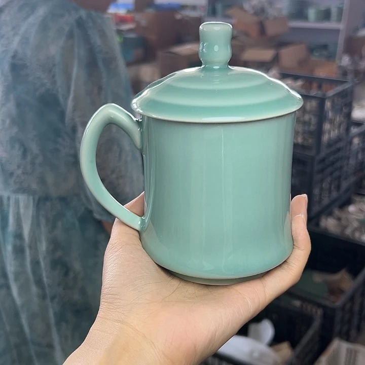龙泉云间青瓷小米茶器