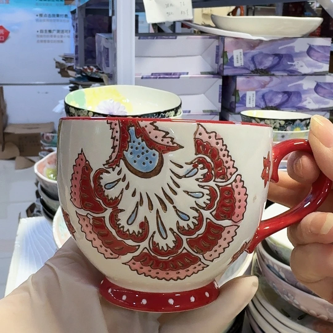 陶瓷延喜250毫升小杯一只看图