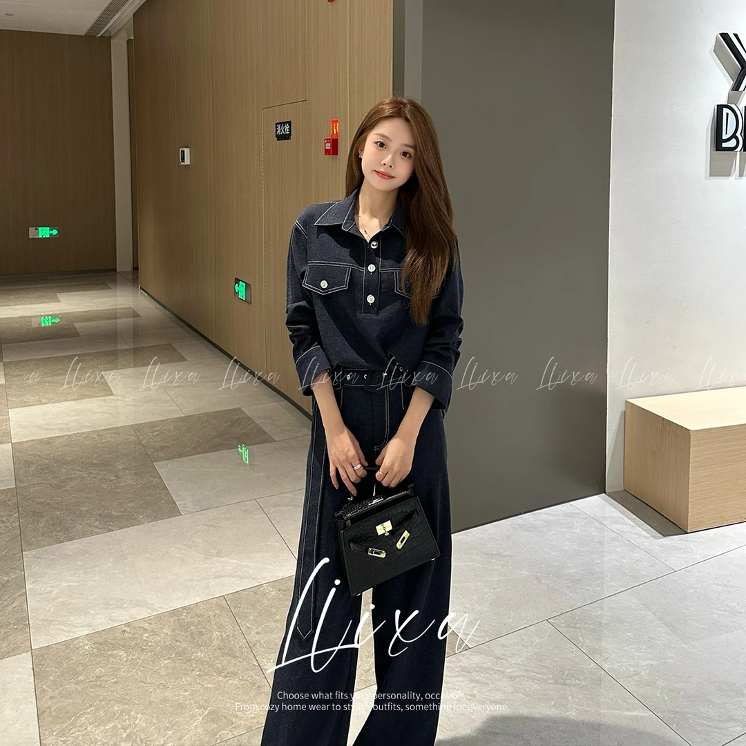 LiixuSP春夏新款时尚套装高腰休闲百搭俩件套L51TZ179