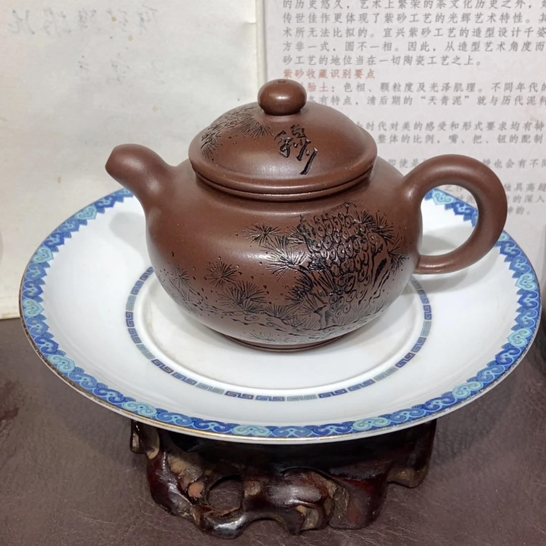 茶壶紫砂全手160容量