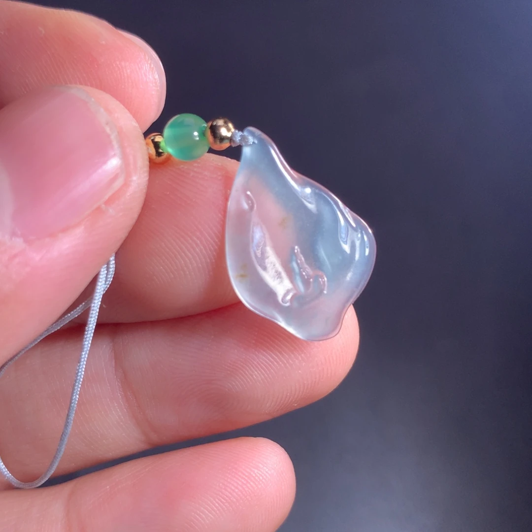 翡翠未镶嵌颈饰天然A货翡翠时尚气质女款吊坠挂坠