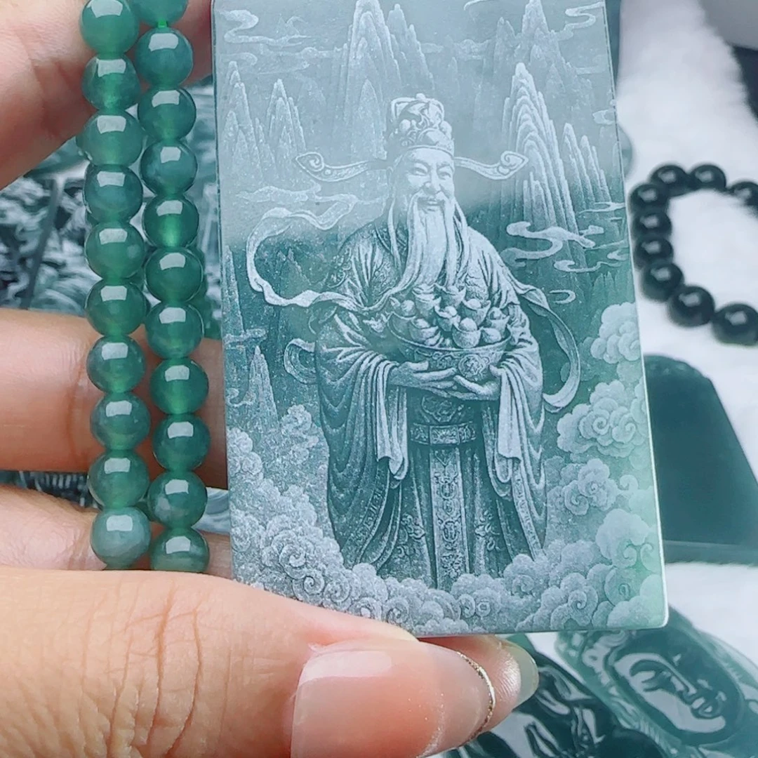 颈饰未镶嵌翡翠多样性发货天然的A货翡翠