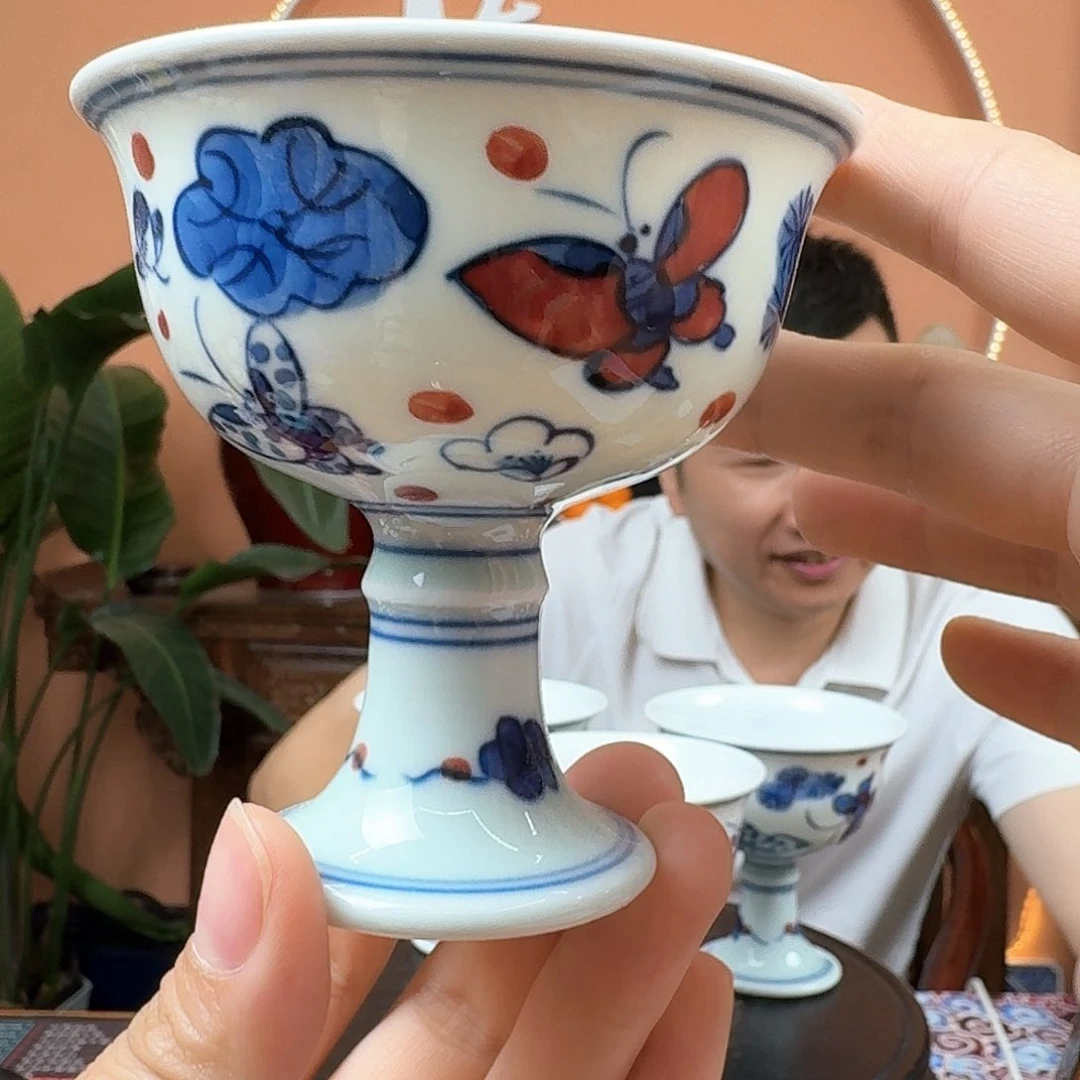 景德镇陶瓷手工高脚杯