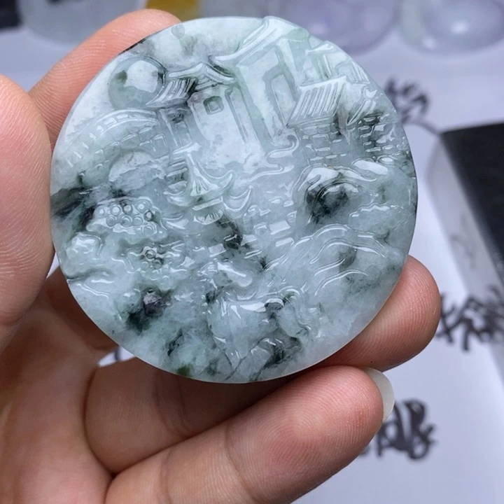 颈饰未镶嵌翡翠翡翠
