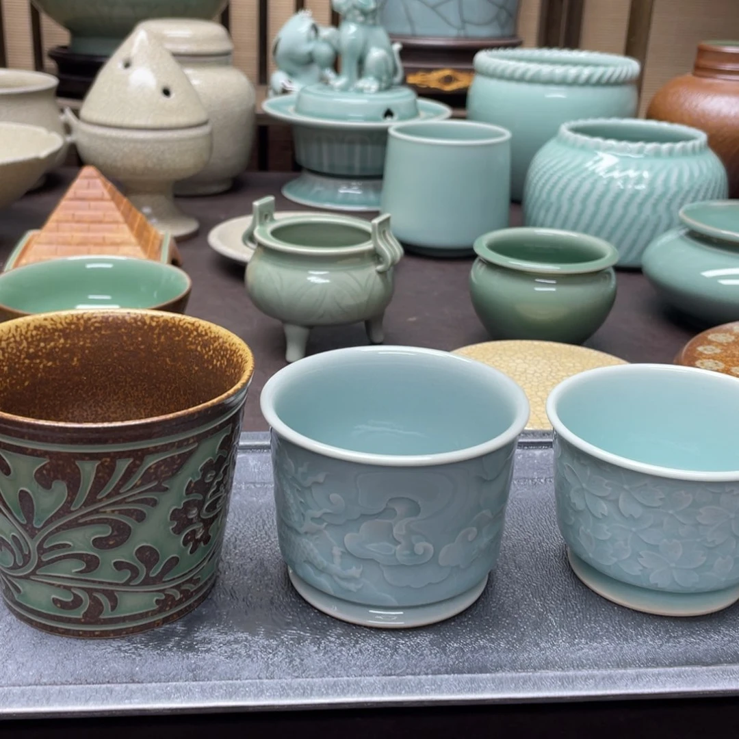 还**的福利青瓷茶具杯子