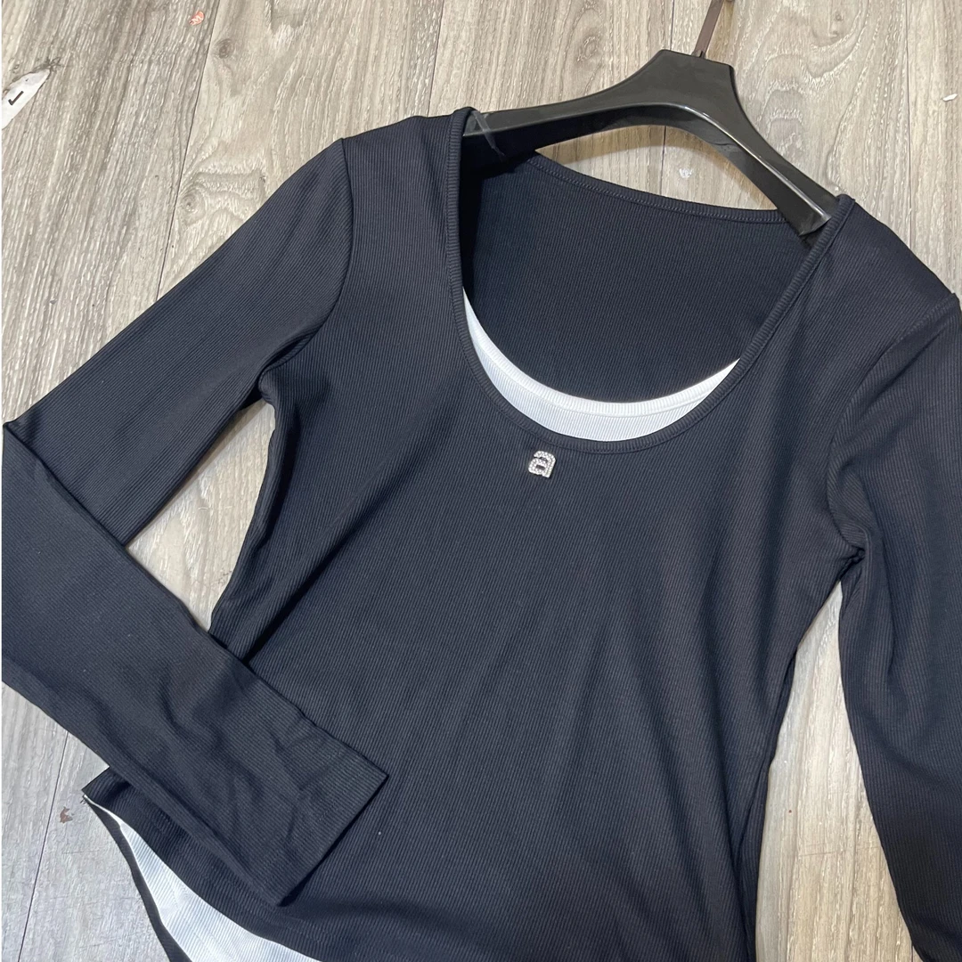 卓一长袖钻A T恤