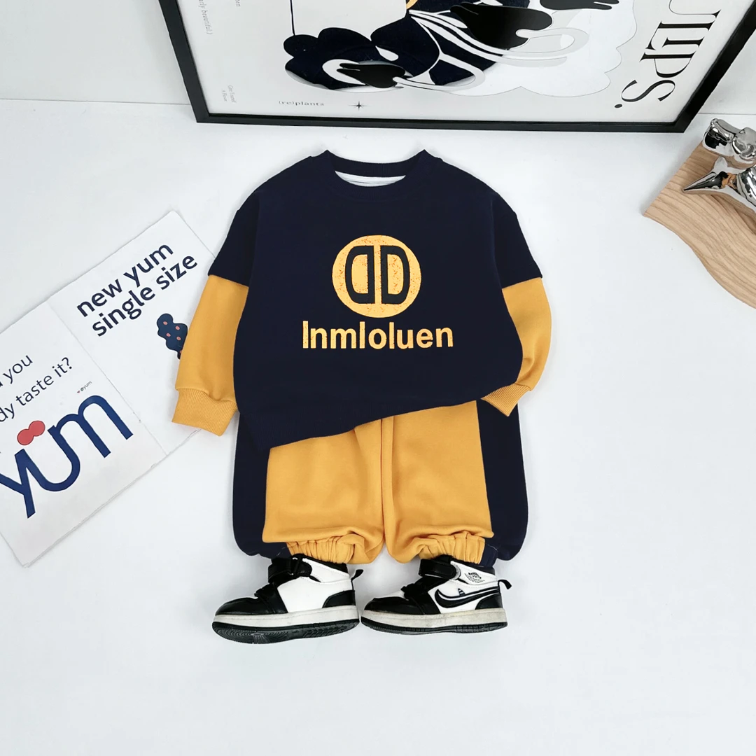 男童套装2025新款春装儿童春秋季两件套潮 DMC7318