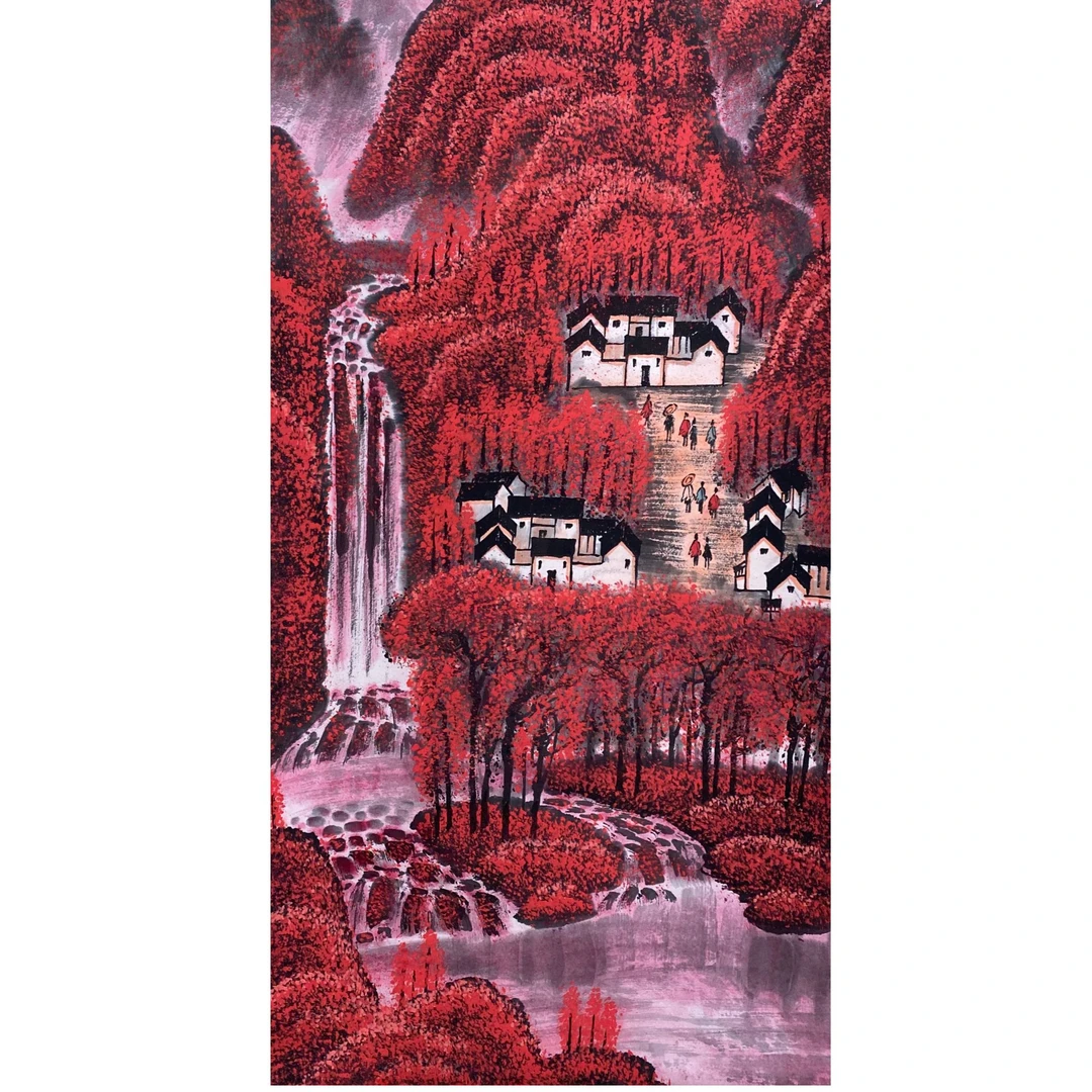 DY12142 山水 纸本 99*48