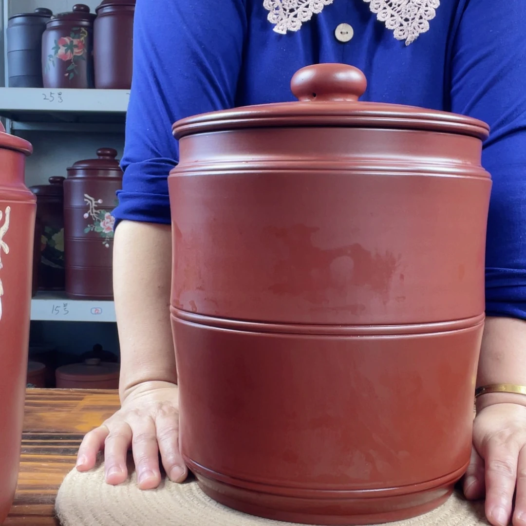 紫砂茶叶罐一**安今天晚上